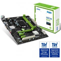 Материнська плата MSI H81M ECO (s1150, Intel H81)