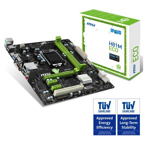 Продати Материнська плата MSI H81M ECO (s1150, Intel H81) за Trade-In у інтернет-магазині Телемарт - Київ, Дніпро, Україна фото
