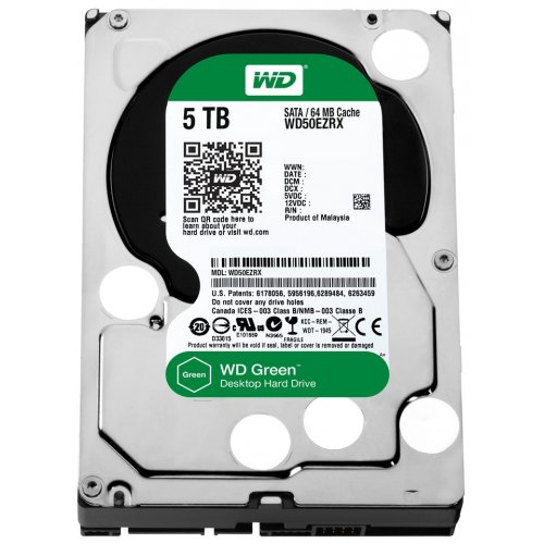 Продати Жорсткий диск Western Digital Green 5TB IntelliPower 64MB 3.5" (WD50EZRX) за Trade-In у інтернет-магазині Телемарт - Київ, Дніпро, Україна фото