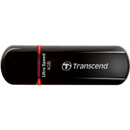 Купить Накопитель Transcend JetFlash 600 4GB Black (TS4GJF600) - цена в Харькове, Киеве, Днепре, Одессе
в интернет-магазине Telemart фото