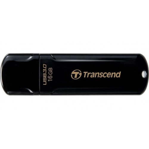 Купить Накопитель Transcend JetFlash 700 USB 3.0 16GB Black (TS16GJF700) - цена в Харькове, Киеве, Днепре, Одессе
в интернет-магазине Telemart фото
