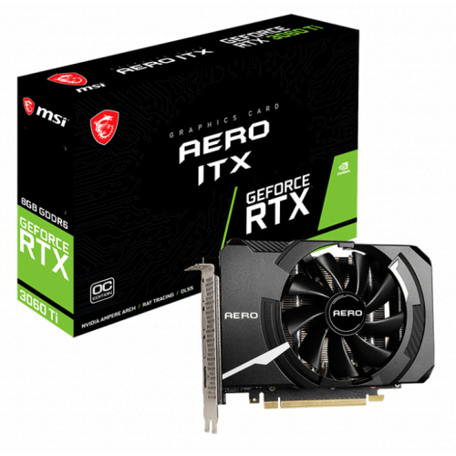Продать Видеокарта MSI GeForce RTX 3060 Ti AERO ITX OC 8192MB (RTX 3060 Ti AERO ITX OC) по Trade-In интернет-магазине Телемарт - Киев, Днепр, Украина фото