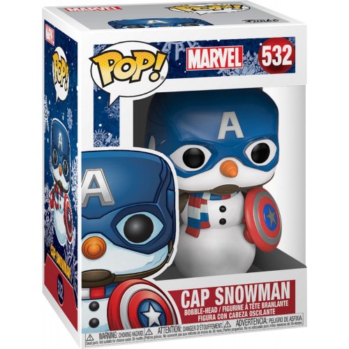 Коллекционные фигурки Funko Pop! Марвел: Праздник: Капитан Америка (FUN2503) купить в Украине | Telemart фото