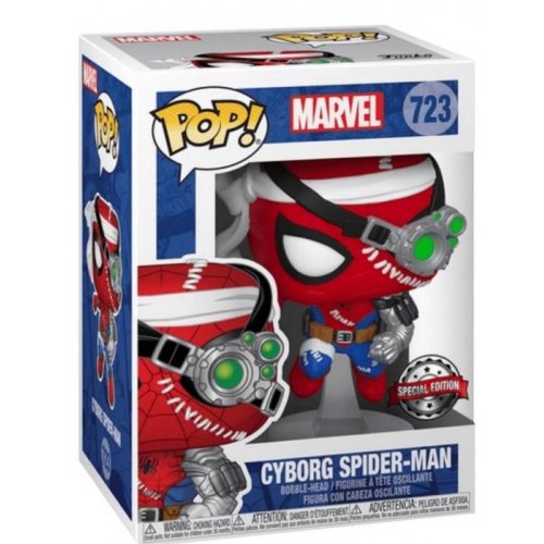 Колекційні фігурки Funko Pop! Марвел: Человек-Паук Киборг (FUN2549824) купити в Україні | Telemart фото