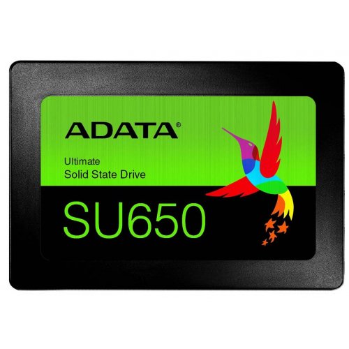 Купить SSD-диск ADATA Ultimate SU650 3D NAND TLC 512GB 2.5" (ASU650SS-512GT-R) с проверкой совместимости: обзор, характеристики, цена в Киеве, Днепре, Одессе, Харькове, Украине | интернет-магазин TELEMART.UA фото