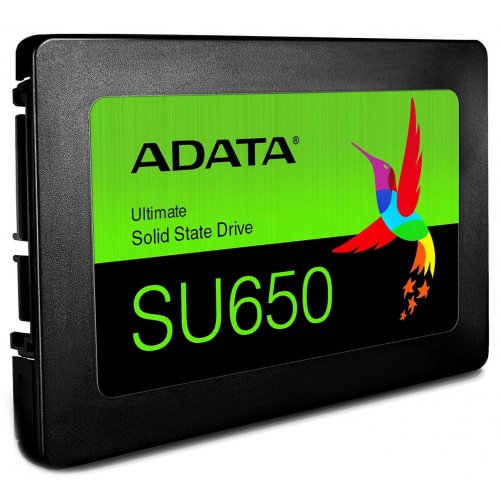 Купить SSD-диск ADATA Ultimate SU650 3D NAND TLC 256GB 2.5" (ASU650SS-256GT-R) с проверкой совместимости: обзор, характеристики, цена в Киеве, Днепре, Одессе, Харькове, Украине | интернет-магазин TELEMART.UA фото