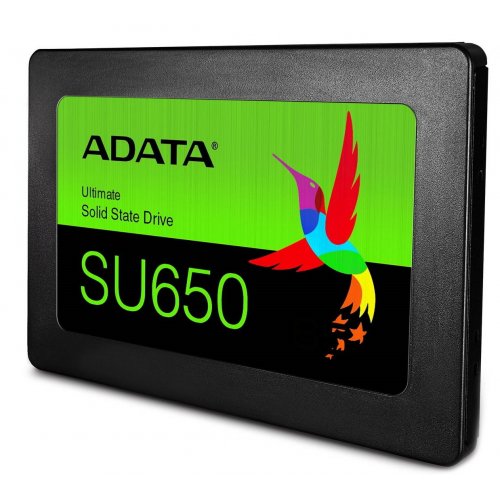 Купить SSD-диск ADATA Ultimate SU650 3D NAND TLC 256GB 2.5" (ASU650SS-256GT-R) с проверкой совместимости: обзор, характеристики, цена в Киеве, Днепре, Одессе, Харькове, Украине | интернет-магазин TELEMART.UA фото