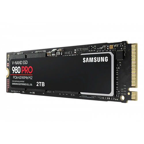 Фото SSD-диск Samsung 980 PRO V-NAND MLC 2TB M.2 (2280 PCI-E) NVMe 1.3c (MZ-V8P2T0BW)