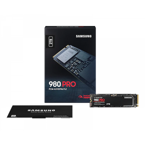 Фото SSD-диск Samsung 980 PRO V-NAND MLC 2TB M.2 (2280 PCI-E) NVMe 1.3c (MZ-V8P2T0BW)