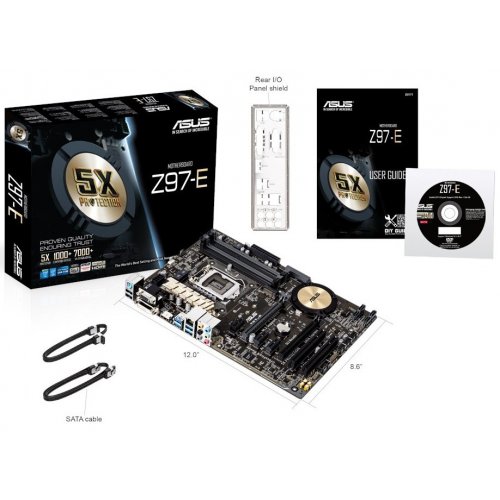 Продать Материнская плата Asus Z97-E (s1150, Intel Z97) по Trade-In интернет-магазине Телемарт - Киев, Днепр, Украина фото