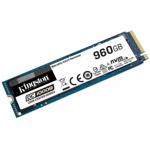 Продать SSD-диск Kingston DC1000B 3D TLC NAND 960GB M.2 (2280 PCI-E) NVMe x4 (SEDC1000BM8/960G) по Trade-In интернет-магазине Телемарт - Киев, Днепр, Украина фото
