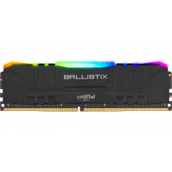 Фото ОЗУ Crucial DDR4 8GB 3600Mhz Ballistix RGB Black (BL8G36C16U4BL)