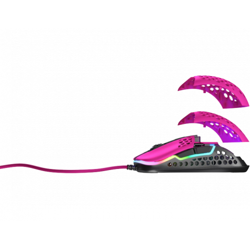 Купити Миша Xtrfy M42 RGB (XG-M42-RGB-PINK) Pink - ціна в Києві, Львові, Вінниці, Хмельницькому, Франківську, Україні | інтернет-магазин TELEMART.UA фото