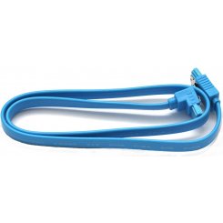 Кабель Original SATA3 Cable c защелкой, угловой 0.3m Blue