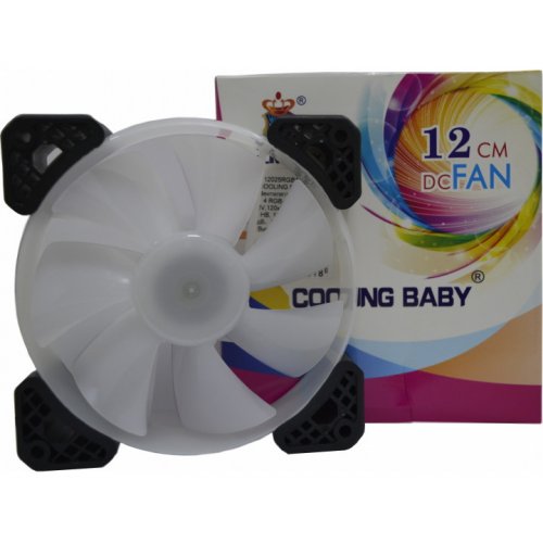 Продати Кулер для корпуса Cooling Baby 12025RGB12 за Trade-In у інтернет-магазині Телемарт - Київ, Дніпро, Україна фото