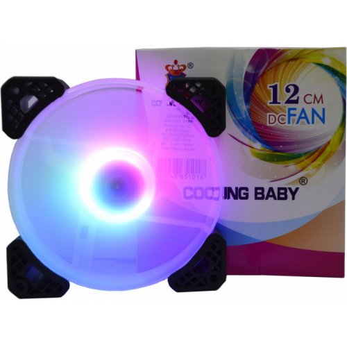 Продати Кулер для корпуса Cooling Baby 12025RGB12 за Trade-In у інтернет-магазині Телемарт - Київ, Дніпро, Україна фото