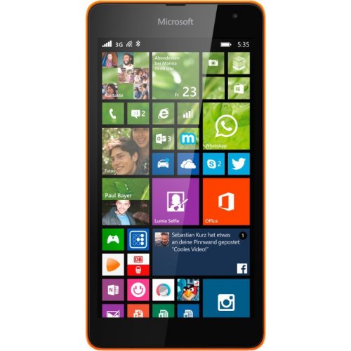 Купить Смартфон Microsoft Lumia 535 Dual Sim Orange - цена в Харькове, Киеве, Днепре, Одессе
в интернет-магазине Telemart фото