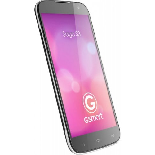 Купити Мобільний телефон Gigabyte GSmart Saga S3 Black - ціна в Києві, Львові, Вінниці, Хмельницькому, Франківську, Україні | інтернет-магазин TELEMART.UA фото