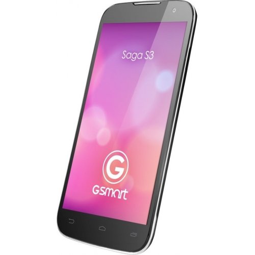 Купити Мобільний телефон Gigabyte GSmart Saga S3 Black - ціна в Києві, Львові, Вінниці, Хмельницькому, Франківську, Україні | інтернет-магазин TELEMART.UA фото