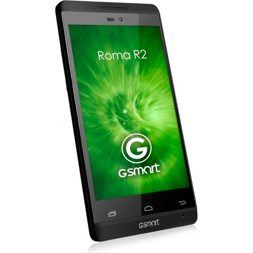 Купити Мобільний телефон Gigabyte Gsmart Roma R2 Plus Black - ціна в Києві, Львові, Вінниці, Хмельницькому, Франківську, Україні | інтернет-магазин TELEMART.UA фото