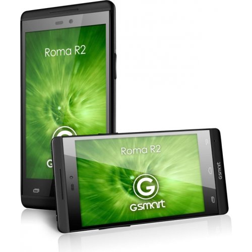 Купити Мобільний телефон Gigabyte Gsmart Roma R2 Plus Black - ціна в Києві, Львові, Вінниці, Хмельницькому, Франківську, Україні | інтернет-магазин TELEMART.UA фото