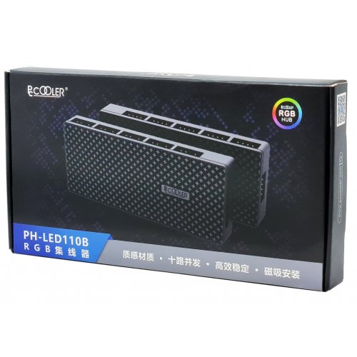 Купить Контроллер PCCooler RGB 10 in 1 PH-LED110B - цена в Харькове, Киеве, Днепре, Одессе
в интернет-магазине Telemart фото