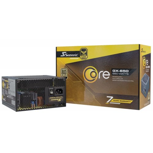 Продать Блок питания Seasonic Core GX-650W Gold (SSR-650LX) по Trade-In интернет-магазине Телемарт - Киев, Днепр, Украина фото