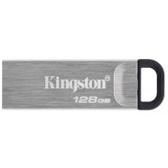 Фото Накопичувач Kingston DataTraveler Kyson 128GB USB 3.2 (DTKN/128GB) Silver/Black