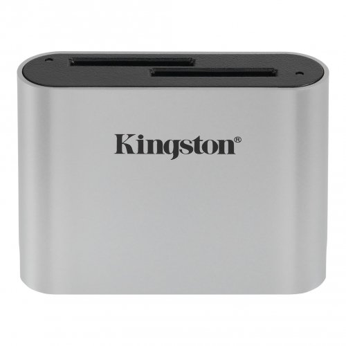 Купить Кардридер Kingston Workflow SD Reader USB Type-C SD/microSD UHS-I/UHS-II (WFS-SD) - цена в Харькове, Киеве, Днепре, Одессе
в интернет-магазине Telemart фото