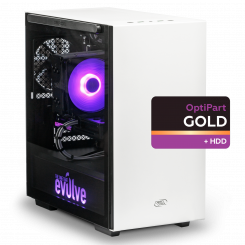 Фото Игровой ПК EVOLVE OptiPart Gold H (EVOP-GH104FN306-16S500H1TWh) White