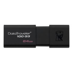 Накопитель Kingston DataTraveler 100 G3 2 x 64GB USB 3.1 (DT100G3/64GB-2P) Black