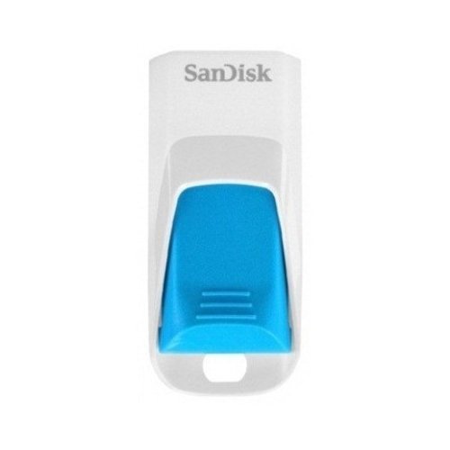 Купити Накопичувач SanDisk Cruzer Edge 8GB White-Blue (SDCZ51W-008G-B35B) - ціна в Києві, Львові, Вінниці, Хмельницькому, Франківську, Україні | інтернет-магазин TELEMART.UA фото