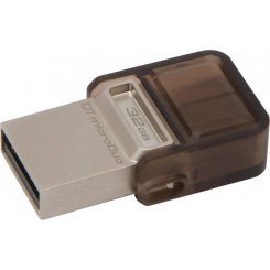 Накопичувач Kingston DataTraveler MicroDuo USB 2.0/MicroUSB 32GB Beige (DTDUO/32GB)