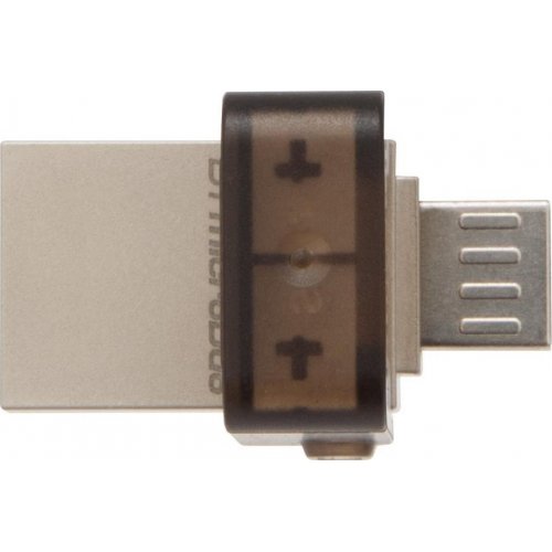 Купити Накопичувач Kingston DataTraveler MicroDuo USB 2.0/MicroUSB 32GB Beige (DTDUO/32GB) - ціна в Києві, Львові, Вінниці, Хмельницькому, Франківську, Україні | інтернет-магазин TELEMART.UA фото