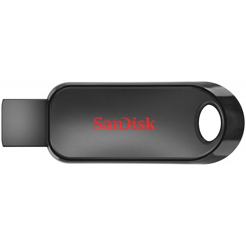 Накопичувач SanDisk Cruzer Snap 64GB USB 2.0 (SDCZ62-064G-G35) Black купити в Україні: Київ, Львів, Хмельницький, Тернопіль, Івано-Франківськ | Низька ціна, відгуки, характеристики від TELEMART фото