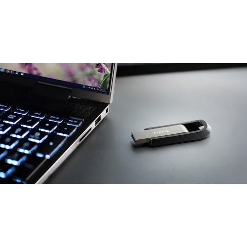 Купить Накопитель SanDisk Extreme Go 256GB USB 3.2 (SDCZ810-256G-G46) Black - цена в Харькове, Киеве, Днепре, Одессе
в интернет-магазине Telemart фото