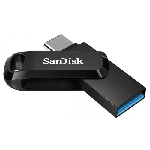 Купити Накопичувач SanDisk Ultra Dual Drive Go 256GB USB Type-C/USB 3.1 (SDDDC3-256G-G46) Black - ціна в Києві, Львові, Вінниці, Хмельницькому, Франківську, Україні | інтернет-магазин TELEMART.UA фото