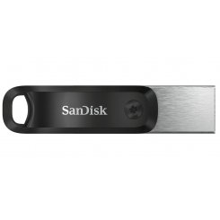 Накопитель SanDisk iXpand Go 128GB Lightning/USB 3.0 (SDIX60N-128G-GN6NE) Black