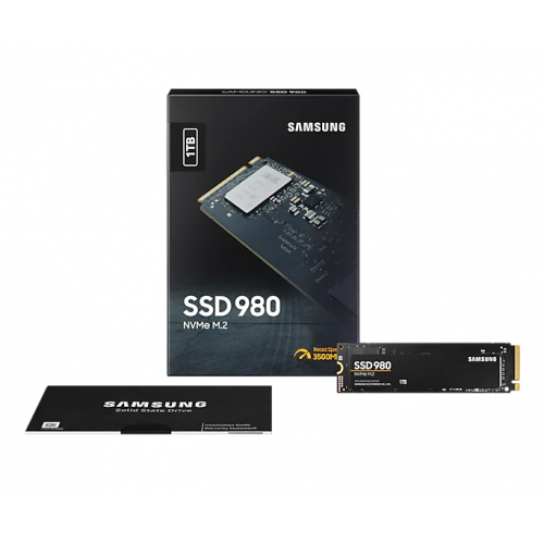 Фото SSD-диск Samsung 980 V-NAND MLC 1TB M.2 (2280 PCI-E) NVMe 1.4 (MZ-V8V1T0BW)