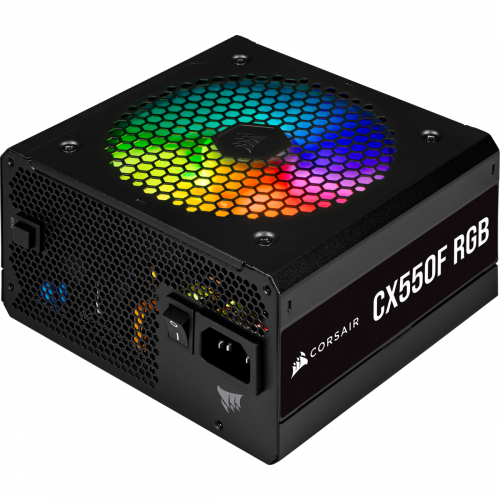 Продать Блок питания Corsair CX550F RGB 550W (CP-9020216-EU) по Trade-In интернет-магазине Телемарт - Киев, Днепр, Украина фото