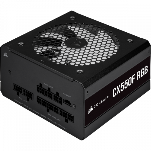 Продать Блок питания Corsair CX550F RGB 550W (CP-9020216-EU) по Trade-In интернет-магазине Телемарт - Киев, Днепр, Украина фото