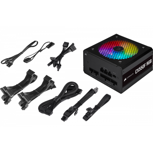 Продать Блок питания Corsair CX550F RGB 550W (CP-9020216-EU) по Trade-In интернет-магазине Телемарт - Киев, Днепр, Украина фото