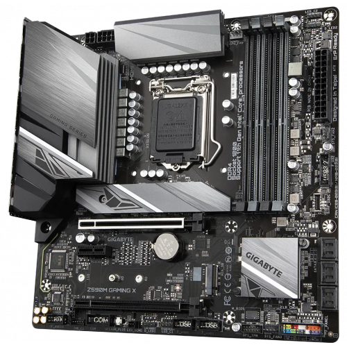 Photo Motherboard Gigabyte Z590M GAMING X (s1200, Intel Z590)