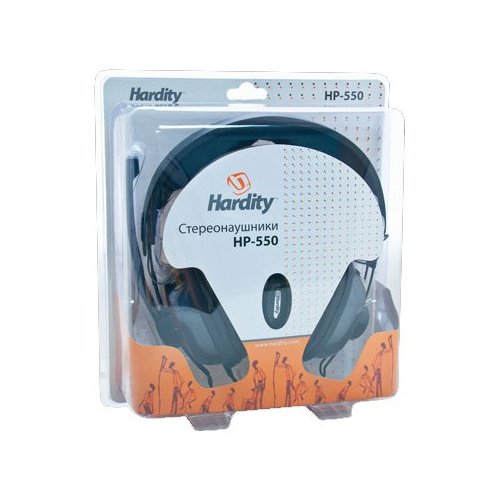 Купити Навушники Hardity HP-550MV Black/Brown - ціна в Києві, Львові, Вінниці, Хмельницькому, Франківську, Україні | інтернет-магазин TELEMART.UA фото