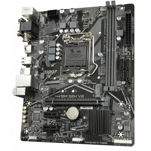 Photo Motherboard Gigabyte H410M S2H V2 (s1200, Intel H410)