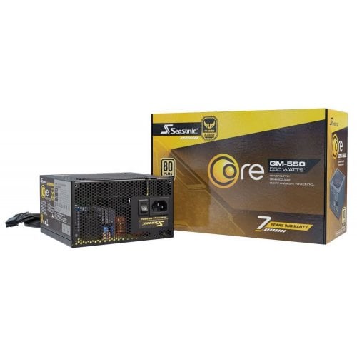 Продати Блок живлення Seasonic Core GM-550W Gold (SSR-550LM) за Trade-In у інтернет-магазині Телемарт - Київ, Дніпро, Україна фото