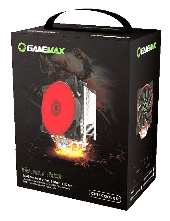 Кулер GAMEMAX Gamma 500 Blue з перевіркою сумісності огляд, характеристики, ціна на GAMEMAX