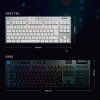 Фото Клавиатура Logitech G915 TKL Lightspeed RGB GL Tactile (920-009664) White