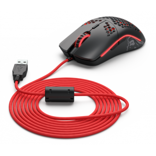 Купить Сменный кабель для мышки Glorious Ascended Cable V2 (G-ASC-RED-1) Crimson Red - цена в Харькове, Киеве, Днепре, Одессе
в интернет-магазине Telemart фото