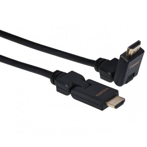 

Кабель 2E HDMI-HDMI 2m v1.4 Ultra Slim 180° (2EW-1359-2m) Black